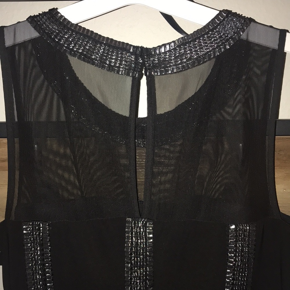 SLNY Black Dress with beaded detail - Picture 4 of 4